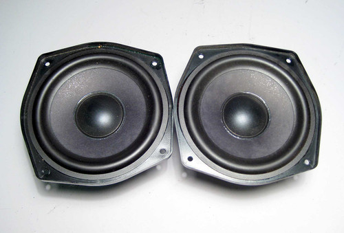BMW E85 Z4 HiFi DSP Front Footwell Rear Woofer Speaker Pair 2003-2006 OEM USED