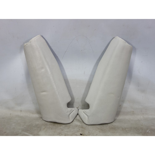2007-2010 BMW E93 3-Series Convertible Rear Seat Backrest Bolsters Grey Leather