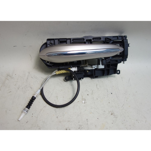 2011-2016 BMW F10 5-Series Right Passenger Ext Door Handle Lock Kashmir Silver