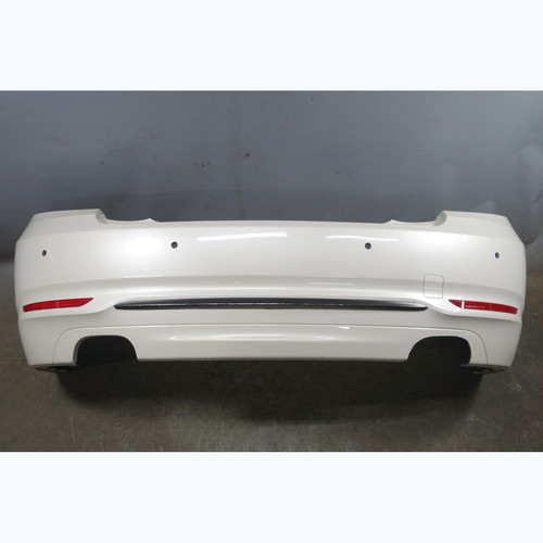 Damaged 2014-2017 BMW F22 F23 2-Series Rear Bumper Cover Mineral White PDC OEM Damaged 2014-2017 BMW F22 F23 2-Series Rear Bumper Cover Mineral White PDC OEM