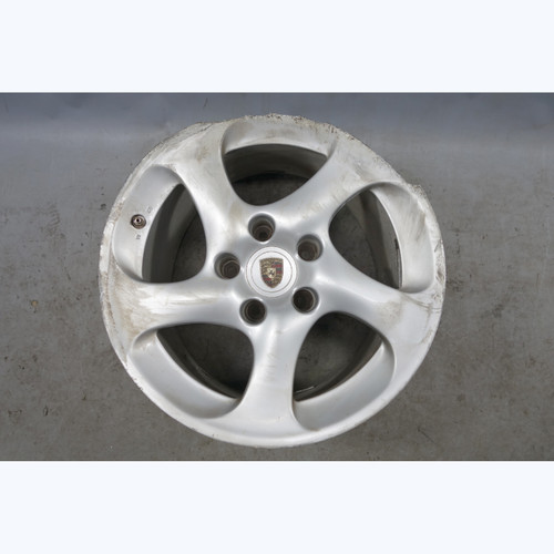Damaged 2001-2005 996 911 Turbo Rear 18x11 HOLLOW SPOKE Turbo Twist Wheel OEM