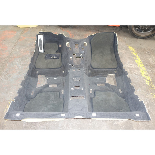 2006-2010 BMW E63 M6 Coupe Interior Floor Covering Carpet Set Black OEM