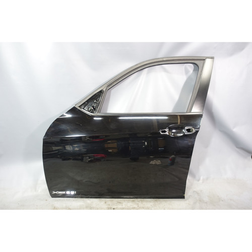 2013-2015 BMW E84 X1 SAV Left Front Driver's Exterior Door Shell Jet Black 2 OEM