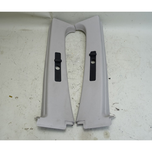 1995-1999 BMW E36 318ti Compact B- Pillar Column Interior Cover Pair Grey OEM