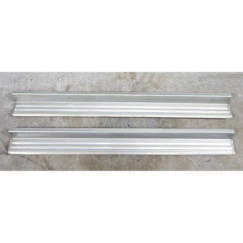 1978-1982 BMW E23 7-Series Front Door Entrance Sill Strip Cover Trim Chrome OEM