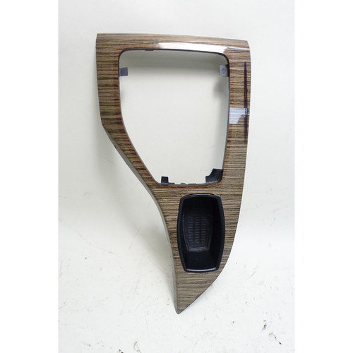 2013-2015 BMW E84 X1 Front Center Console Wood Trim Cover Bright Fineline OEM