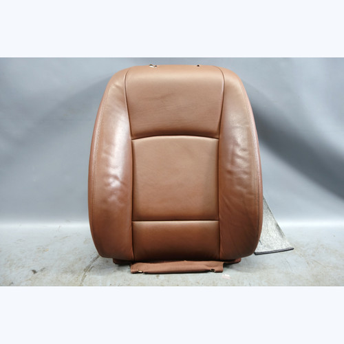 14-17 BMW F10 F07 5-Series Front Left Seat Backrest Leather Cinamon Brown OEM