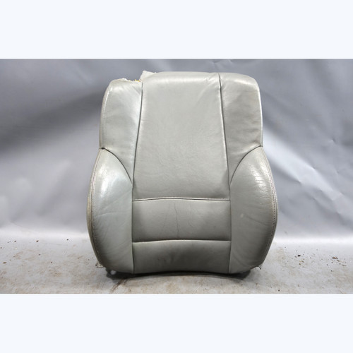 00-06 BMW E46 3-Series Vert Right Passenger Sport Seat Backrest Grey Leather OEM