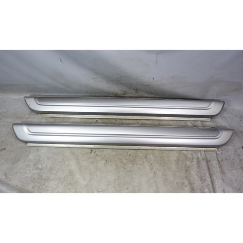 2004-2010 BMW E83 X3 SAV M Aero Outside Side Skirt Trim Pair Silver Grey OEM 2004-2010 BMW E83 X3 SAV M Aero Outside Side Skirt Trim Pair Silver Grey OEM