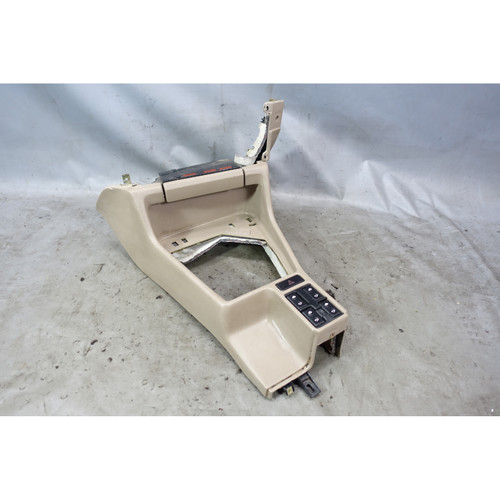 1991-1995 BMW E34 5-Series Front Center Console Parchment Beige OE 1991-1995 BMW E34 5-Series Front Center Console Parchment Beige OE