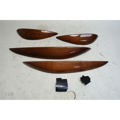 2006-2010 BMW E63 E64 M6 Interior Door Wood Trim Armrest Set Madeira Nutwood OE
