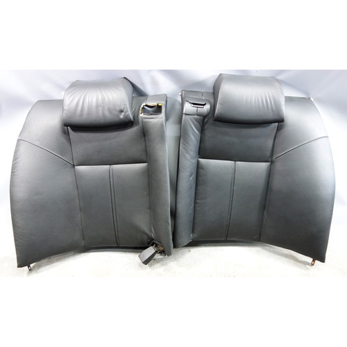 1995-2001 BMW E38 7-Series Heated Rear Seat Backrest Back Black Leather OEM