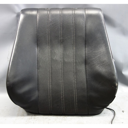 1985-1991 BMW E30 3-Series Front Drivers Seat Back Black Vinyl OEM