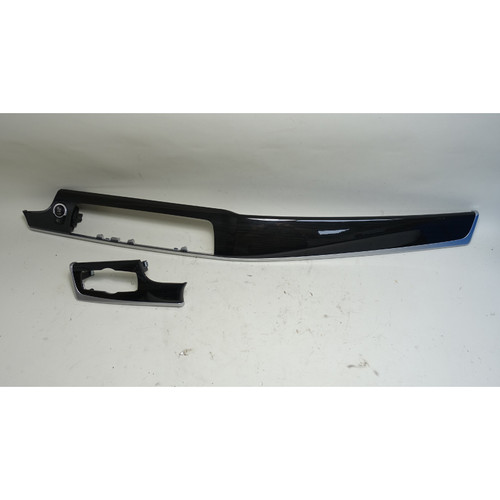 2011-2016 BMW F10 5-Series Sedan Front Dashboard Wood Trim Pair Fine Line OEM