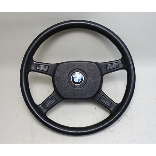 Damaged 1984-1993 BMW E30 3-Series Factory Vinyl 4-Spoke Steering Wheel OEM