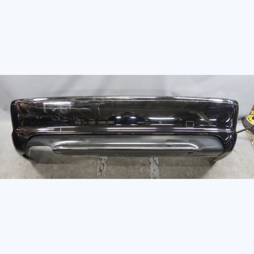 Damaged 01-06 BMW E46 3-Series Coupe Vert M-Tech 2 Rear Bumper Cover Black 2 OEM