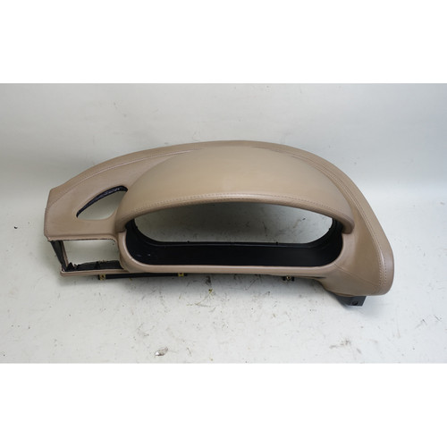 1996-2002 BMW Z3 Roadster Coupe Left Dashboard Dome Insert Beige Leather OEM