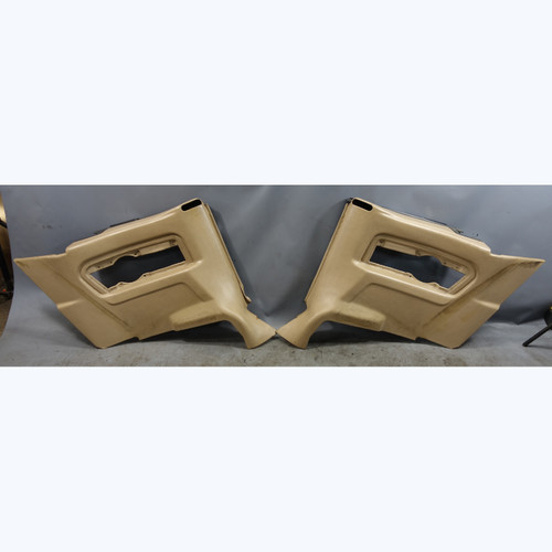 1987 BMW E30 325i Convertible Rear Interior Lateral Trim Panels Pearl Beige OEM 1987 BMW E30 325i Convertible Rear Interior Lateral Trim Panels Pearl Beige OEM