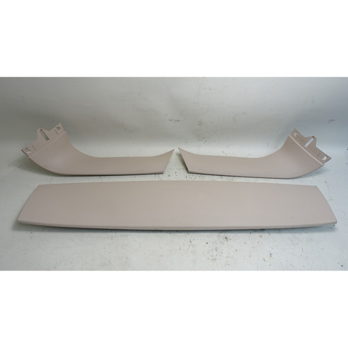 2014-2018 BMW F15 X5 Rear Trunk Boot Lid Int Upper Trim Cover Set Oyster OEM