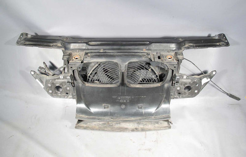 BMW E46 3-Series 4door Front Radiator Support Assembly w Air Duct Fan 1999-2005