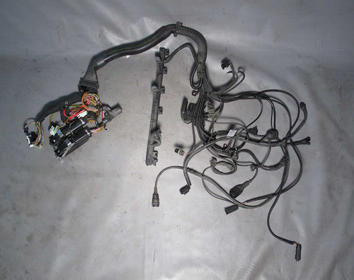 1997 BMW E39 528i Auto Engine Wiring Harness Complete DME ASC 4/96-12/96 USED OE
