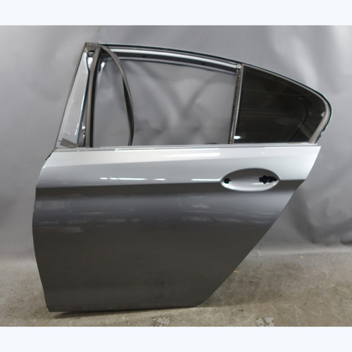 2017-2020 BMW G30 5-Series Left Rear Door Shell Bare Blue Stone Metallic OEM