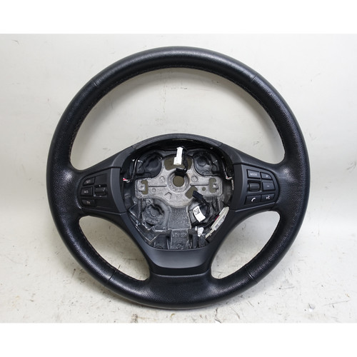 2012-2019 BMW F30 3-Series Factory Standard Leather Steering Wheel with Heat OEM