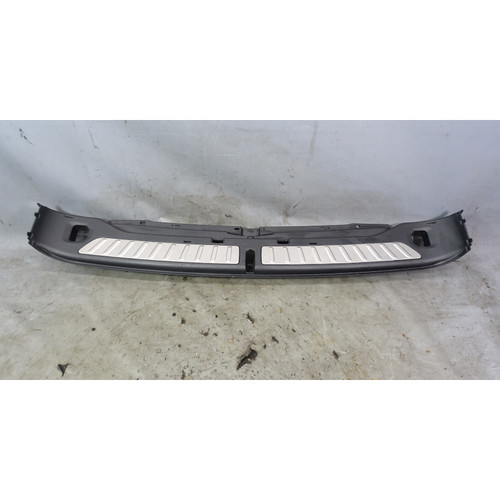 2018-2023 BMW X3 Factory Rear Trunk Floor Loading Sill Black Stainless Steel OEM
