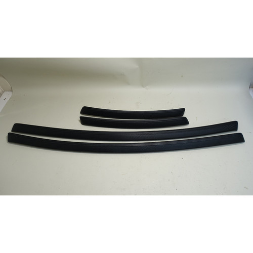 2008-2013 BMW E92 E93 M3 Interior Armrest Trim Set Carbon Structure Leather OE