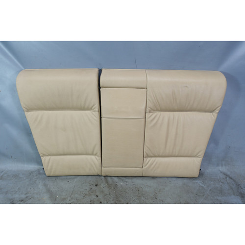 99-06 BMW E46 3-Series Coupe Sedan Rear Folding Seat Backrest Beige Leather OEM