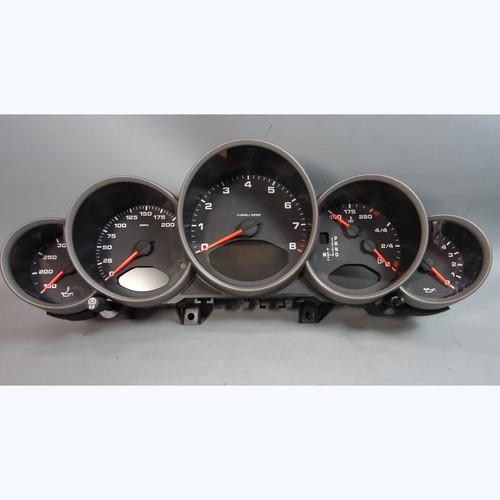 2010-2011 Porsche 997 911 PDK Instrument Cluster Black Dial Speedo Tach OEM