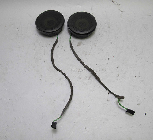BMW Z3 Roadster Early Rear Factory Mid-range Speaker Driver Pair Black 1996-1999