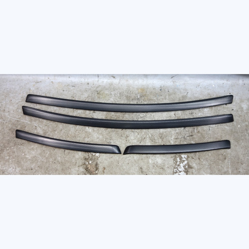 2007-2010 BMW E92 E93 3-Series 2-Door Armrest Door Wood Trim Set Carbon Wrap OEM