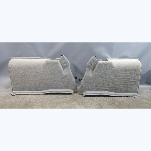 99-03 BMW E39 5-Series Touring Trunk Lateral Carpet Trim Pair Front Pair Grey OE