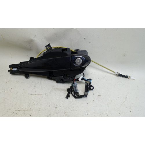 07-13 BMW F25 X3 F26 X4 Left Front Ext Outside Door Handle Carbon Black OEM