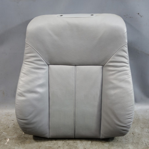 99-03 BMW E38 7-Series E39 5-Series Front Comfort Seat Backrest Grey Leather OEM
