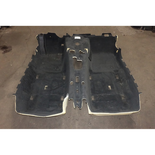 09-16 BMW E89 Z4 Roadster Factory Floor Covering Carpet Set Black Anthracite OEM