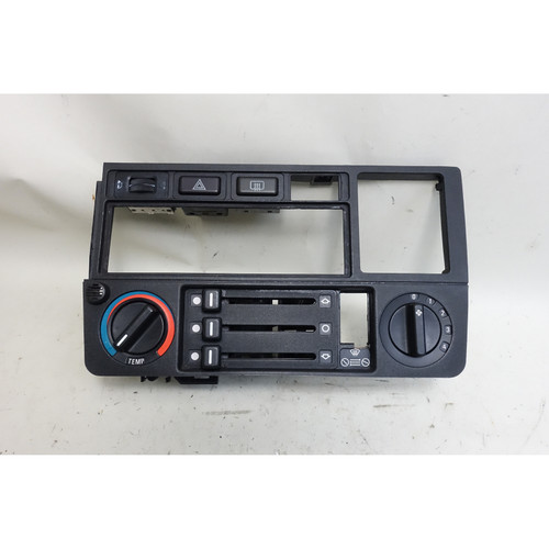 Damaged 1984-1991 BMW E30 Climate Control Radio Surround Trim Face Panel OE