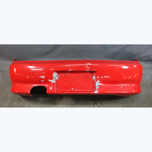 Damaged 96-98 BMW Z3 1.9 4cyl Rear Aerodynamics Package Bumper Cover Hellrot OEM