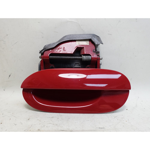 1997-2003 BMW E39 5-Series Metal Left Rear Exterior Door Handle Imola Red 2 OEM