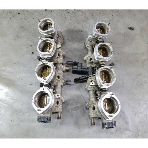 DAMAGED 2000-2003 BMW S62 5.0L M5 Z8 Individual Throttle Body Complete Set OEM DAMAGED 2000-2003 BMW S62 5.0L M5 Z8 Individual Throttle Body Complete Set OEM