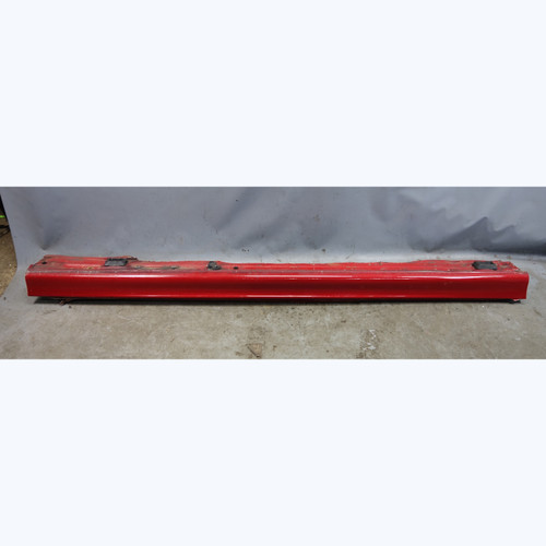 Damaged 00-03 BMW E39 5-Series Right Side Skirt Rocker Panel Chop Imola Red OEM