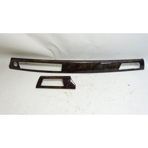 2007-2013 BMW E90 E92 3-Series Dashboard Air Vent Wood Trim Set Walnut Root OE