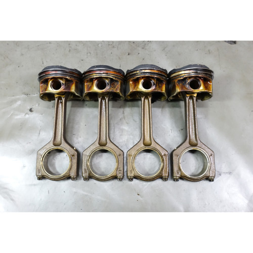2011-2017 BMW F30 335i F10 535i N55 6-Cyl Piston and Connecting Rod Set of 4 OEM