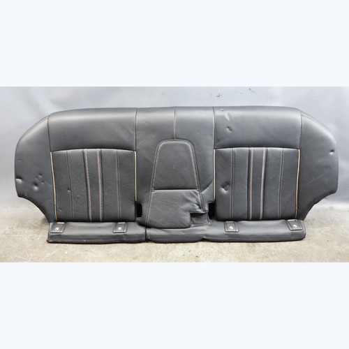 17-23 BMW G30 5-Series Rear Seat Bottom Lower Bench Black Exclusive Leather OEM