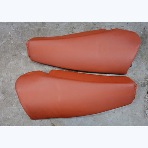 Damaged 2010-2013 BMW E92 M3 Coupe Rear Seat Side Bolster Fox Red Leather OEM