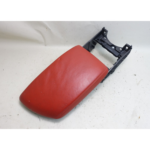 15-21 BMW F23 2-Series Convertible Front Center Armrest Coral Red Leather OEM