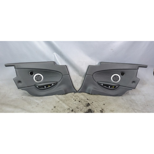 Damaged 2008-2010 BMW E63 M6 Coupe Rear Int Lateral Trim Panels Black Leather