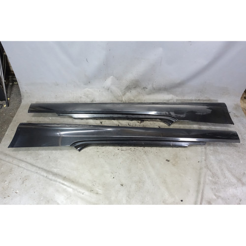 Damaged 2010-2013 BMW E92 E93 3-Series 2dr Side Skirt Panel Pair Black Sapphire