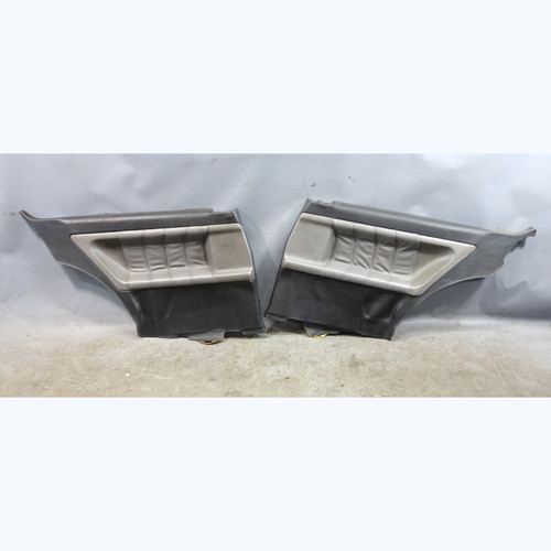 Damaged 95-99 BMW E36 M3 Coupe Rear Lateral Trim Panel Pair Mulberry Grey OEM